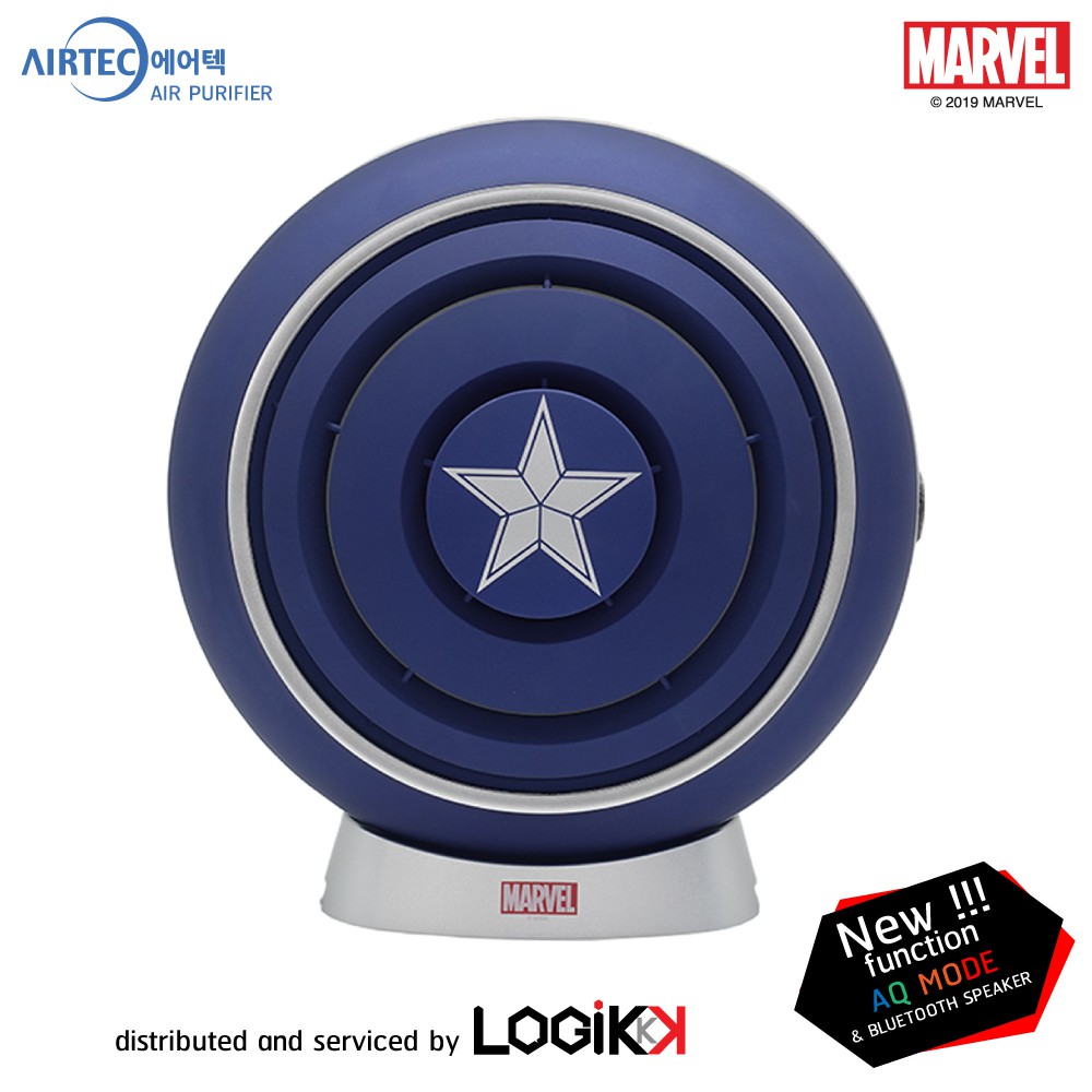 AIRTEC, 2-in-1 เครื่องฟอกอากาศ e-Nano (AQ MODE) 0.1 ไมครอน และลำโพง Bluetooth, CAPTAIN AMERICA, 24 ต