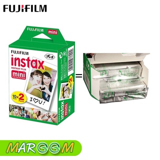 FILM FUJI INSTAX MINI BLANK ฟิล์ม  แพ็ค 10 แผ่น แพ็ค 20 แผ่น ฟิล์มขอบขาว สินค้าใหม่ หมดอายุ 2024-12