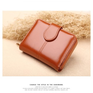 Women Short Wallet กระเป๋าสตางค์ ใบสั้น แบรนด์ คุณภาพสูง กระเป๋าสตรี กระเป๋าผู้หญิง กระเป๋าตังค์ผู้หญิง หนัง PU