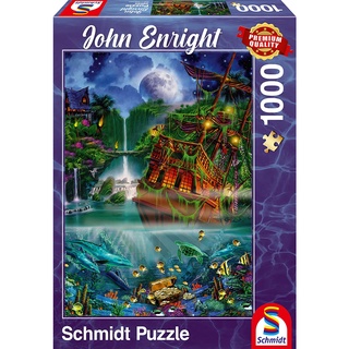 จิ๊กซอว์ Schmidt - Sunken treasure  1000 piece  (ของแท้  มีสินค้าพร้อมส่ง)