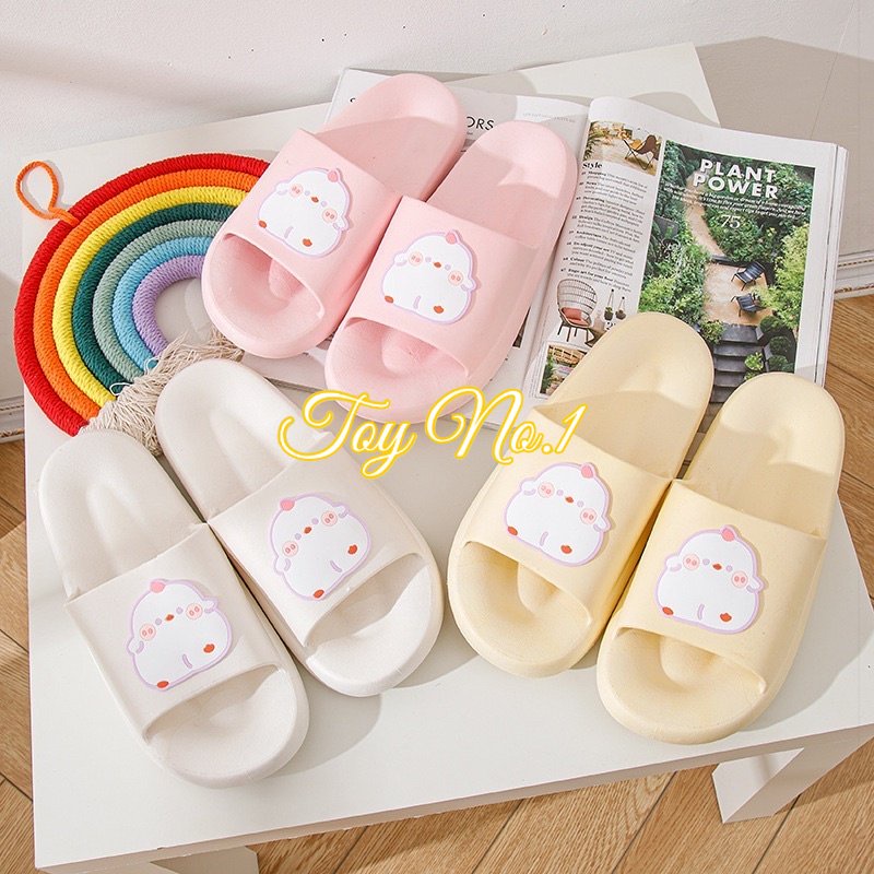 ToyNo.1 พร้อมส่ง "LT-Chicken" รองเท้าแตะลําลอง รองเท้าสุขภาพ พื้นนุ่มมาก กันลื่น สีลูกกวาด สําหรับสตรี