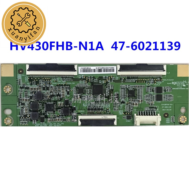 Samsung 1 ชิ้น 43 สําหรับนิ้ว TV T-CON บอร์ด HV430FHB-N1A 47-6021139 UN43J5202AF HV430FHBN1A BOE B08
