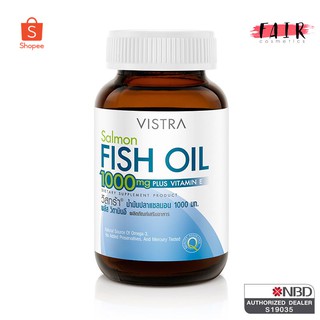 Vistra Salmon Fish Oil 1000 mg. วิสทร้า แซลมอน ฟิชออยล์ 1000 มก.