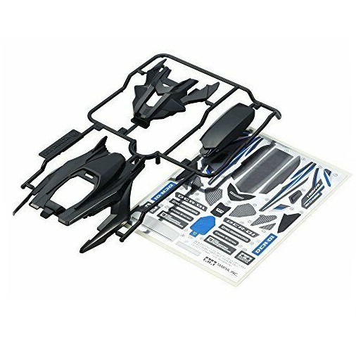 Tamiya 95312 DCR-01 Body Parts Set (Gun Metal)