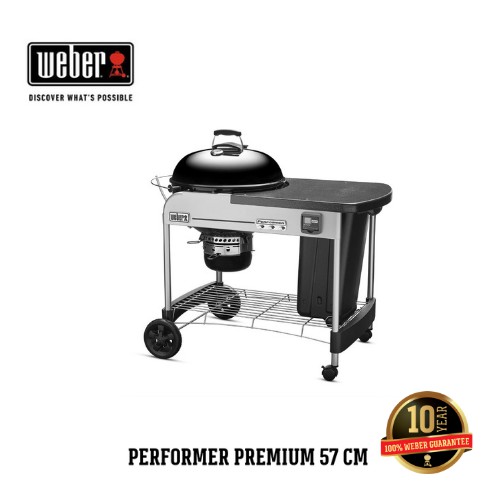 WEBER BBQ Performer Premium Charcoal Grill 57cm เตาถ่านปิ้งย่างเวเบอร์