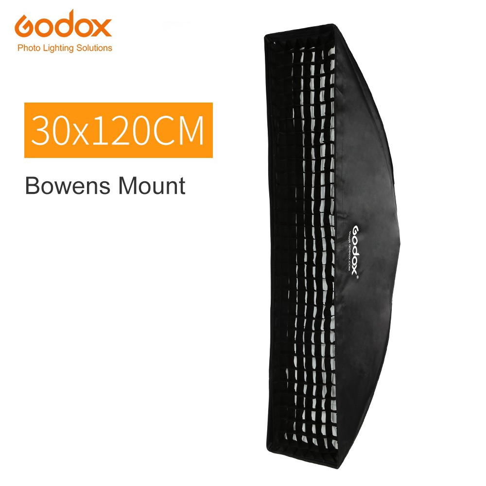 Godox ซอฟท์บ็อกซ์ 30x120 ซม. 12 นิ้ว x 47 นิ้ว แถบรังผึ้ง Bowens Mount Softbox #8
