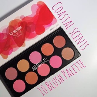 แท้ 💯% Coastal Scents - 10 Blush Palette