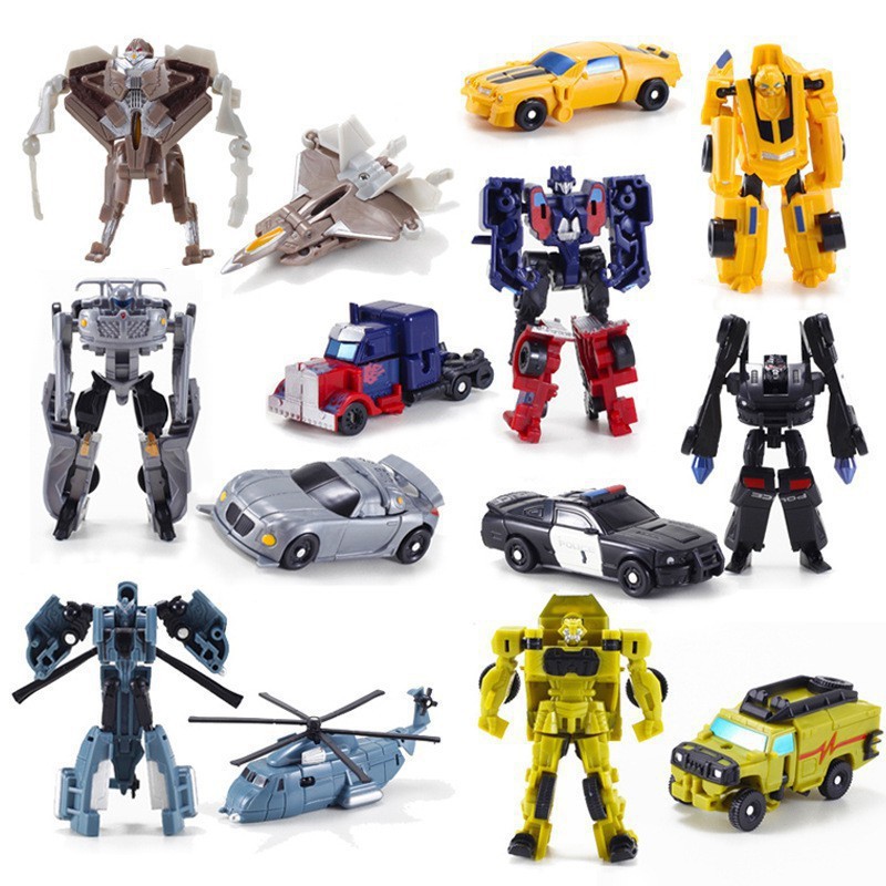 Se7en Kids Robot Transformers Action Figures Toy Series Model Collection Gift
