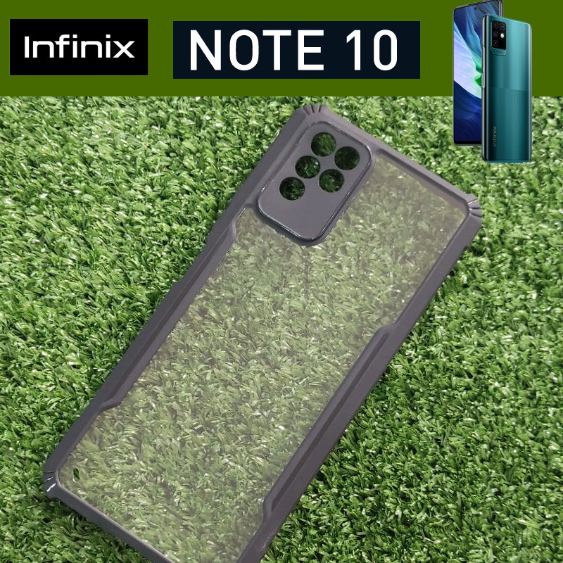 เคส Ultra Hybrid ขอบยางกันกระแทก ฝาหลังใส สำหรับ Infinix รูปที่ 4