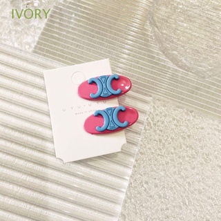Ivory กิ๊บติดผม ทรงโค้ง เรขาคณิต เรียบง่าย หรูหรา เครื่องประดับผม สําหรับผู้หญิง