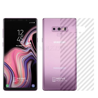 ฟิล์มแปะหลัง Note9 ใส ลายคาร์บอน เคฟล่า