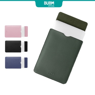 Bubm เคสหนัง PU ใส่แล็ปท็อป สําหรับ Macbook air case 13.3 นิ้ว