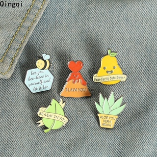 เครื่องประดับเข็มกลัดการ์ตูนผึ้งลาวาจระเข้น่ารัก Pins