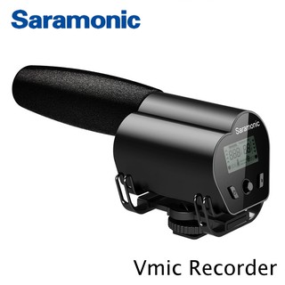 Saramonic Vmic Recorder Microphone with LCD monitor for DSLR Cameras and Camcorders