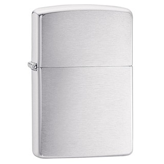 Zippo 200 Brushed Chrome ของแท้ Made in USA