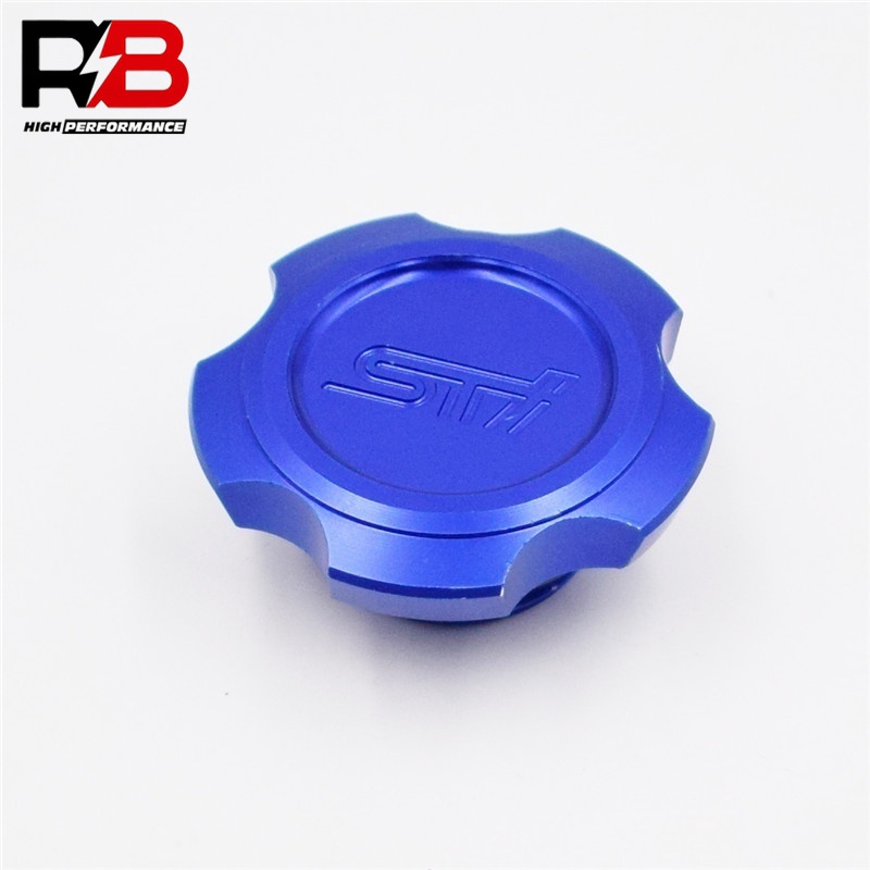 จัดแต่งทรงผมรถ STI อลูมิเนียมฝาครอบน้ํามันเครื่องการใช้ Filler ถังสําหรับ Subaru XV WRX Legacy Outback Impreza Forester - รูปที่ 3