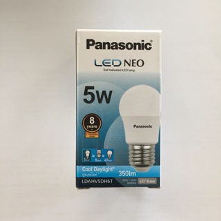 หลอดไฟ LED 5W ยี่ห้อ Panasonic