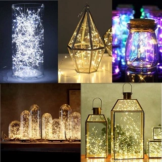 5v USB ไฟ LED 2 M/5 M/10 M ไฟ LED String Fairy คริสต์มาสลวดเงินงานแต่งงาน Garland ไฟ