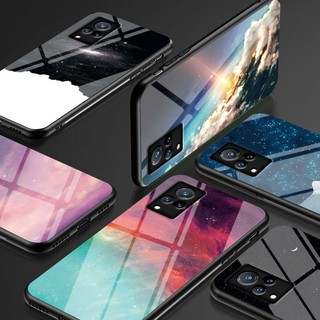 Vivo V2029 / V2043 / V2027 V2032 / V2022 V2023 / V2025 V2024 / V2001A  2005 / V2005A 2006 / V2046A Case Starry Sky Painting Glass Casing Cover ปลอกโทรศัพท์