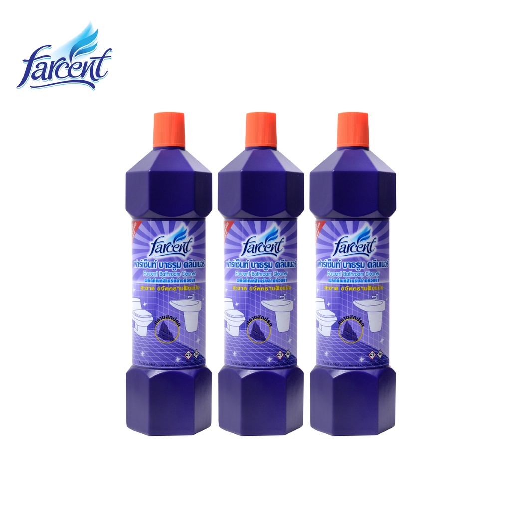 Farcent น้ำยาสำหรับล้างห้องน้ำ 900 มล. แพ็ค 3