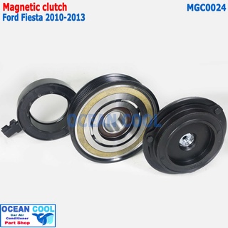 คลัชคอมแอร์ ฟอร์ด เฟียสต้า ปี 2010 - 2013 ลูกปืน nsk แท้  MGC0024 AC Compressor Clutch Ford Fiesta หน้าคลัชคอมแอร์