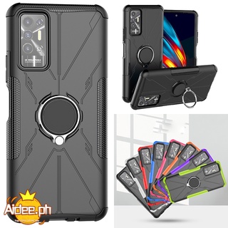 Tecno Pova 2 POP 5 5P Camon 17 18 18T 18P Spark 7 8 infinix note 11 PRO Hot 11 11s หรูหรา ไฮบริด เกราะ กันกระแทก เคสโทรศัพท์ รถ แม่เหล็ก แหวน ขาตั้ง