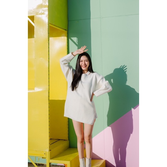 Nooch.Closet : ไหมพรม Oversized Knitting Top