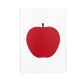 PdiPigna Notebook Enzo Mari Apple Sewn Stitch สมุดโน้ตพีดีพินย่า ลายแอปเปิ้ล