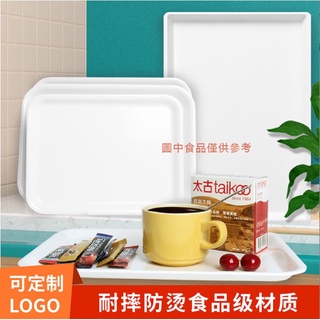 [พร้อมส่ง] [สินค้าใหม่] [One Stop Tableware Service Store] ถาดเมลามีน ทรงสี่เหลี่ยมผืนผ้า สําหรับร้านอาหาร โรงแรม ขนมปัง ผลไม้