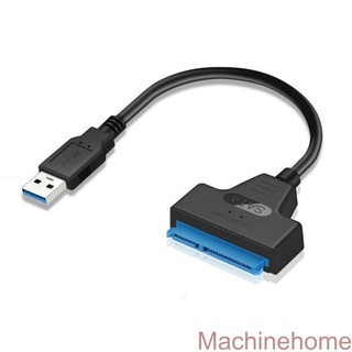 สายเคเบิลอะแดปเตอร์ฮาร์ดไดรฟ์ USB 3 0 เป็น SATA สําหรับฮาร์ดดิสก์ SSD HDD ขนาด 2 5 นิ้ว