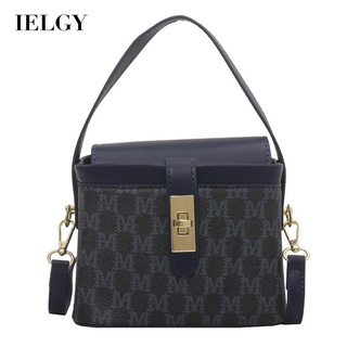 IELGY Womens hand-carrying diamond box bag shoulder messenger spring new fashion casual high and small square bag