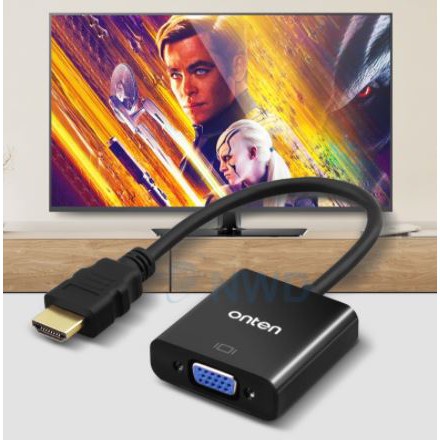 ONTEN ตัวเเปลง HDMI to VGA Adapter ONTEN OTN-5165 OTN-5169-1080P