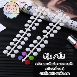 ชาร์ตติดฝาขวด ชาร์จสี แถมกาวติดทุกชิ้น