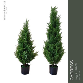 Artificial Cypress tree 120 CM ต้นไซเปรส ต้นไม้ปลอมเกรดพรีเมี่ยม มาดามขจี  Premium Artificial Cypress- Christmas tree