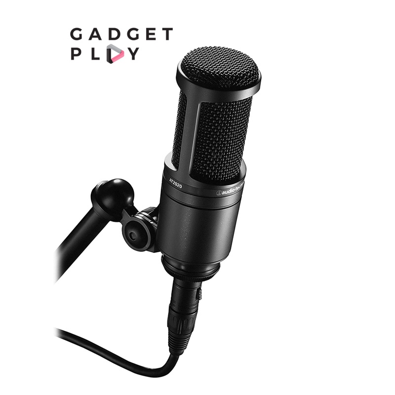 Audio-Technica AT2020, AT2020USB+ Cardioid Condenser Studio XLR Microphone, Ideal for Project/Home S