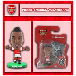 โมเดลนักฟุตบอล SoccerStarz ลิขสิทธิ์แท้จากสโมสร  Arsenal - Pierre-Emerick Aubameyang 2020