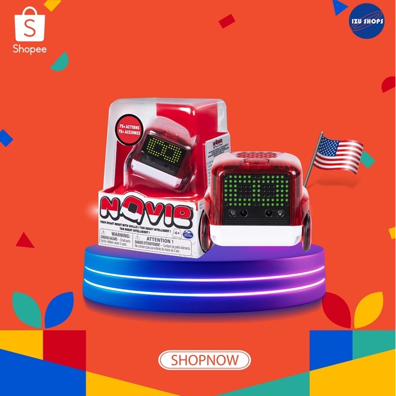 โนวี่ Novie Interactive Smart Robot (Red) ของแท้ 100% ส่งฟรี #boxer robot #robot