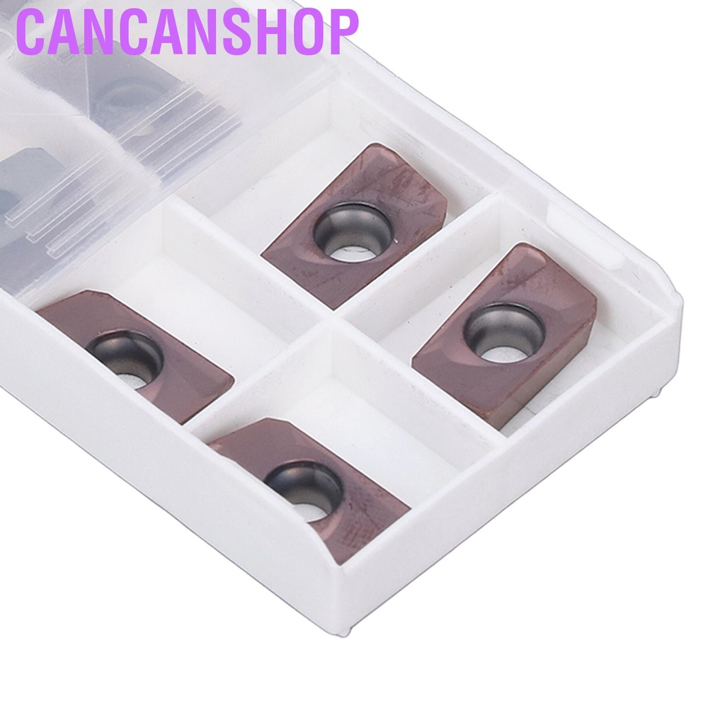 Cancanshop 10 Pcs Milling Inserts Indexable Carbide Lathe Cutting Tools ...