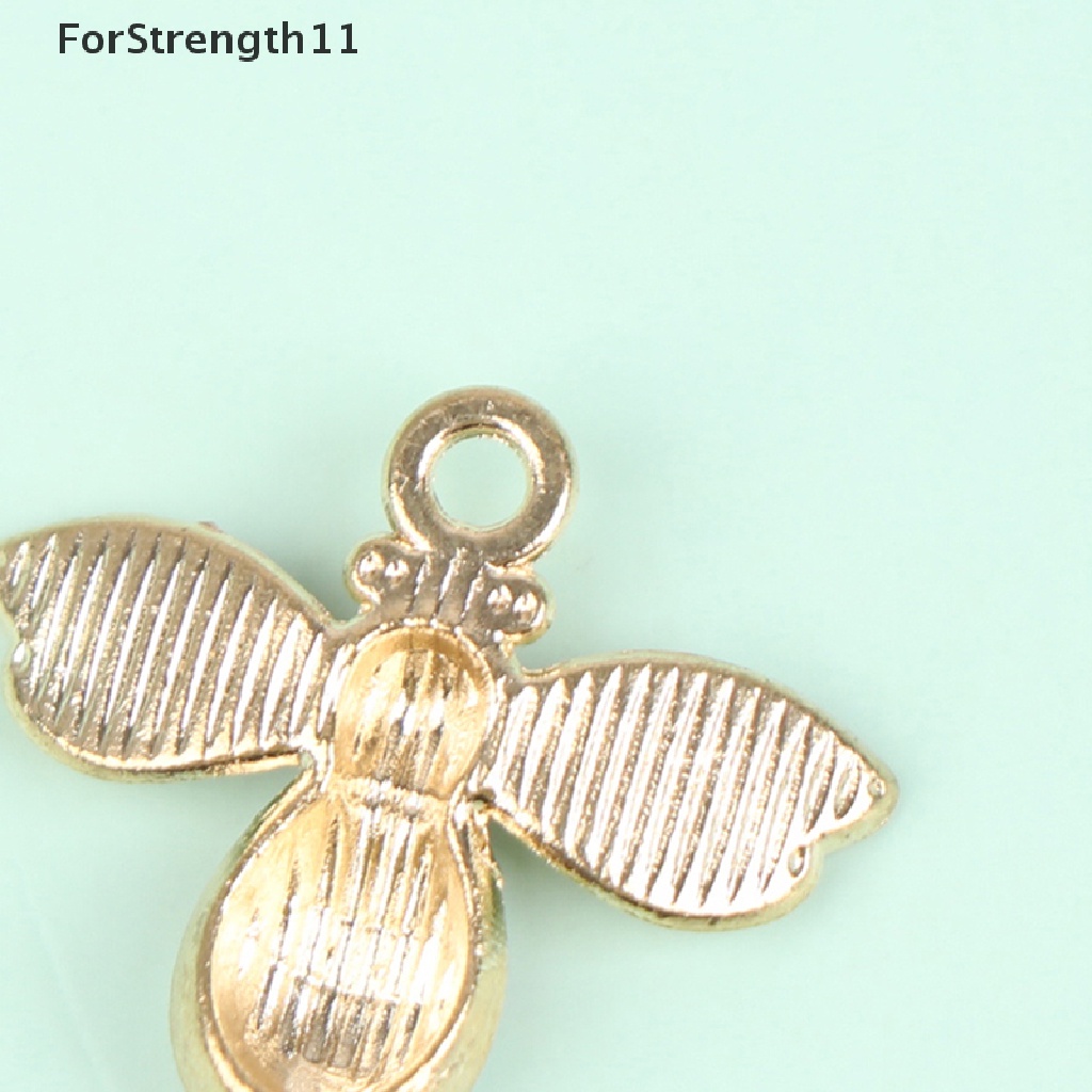 ForStrength 10Pcs Enamel Cute Animal Bee Charms Pendant For Women Necklaces Jewelry Making . #5