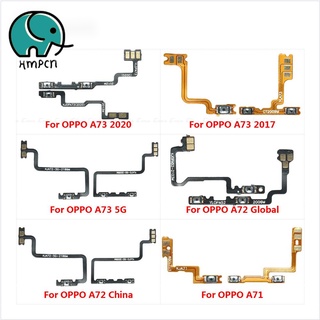 อะไหล่ปุ่มกดสวิตช์เปิดปิด ควบคุมระดับเสียง สายเคเบิ้ลอ่อน แบบเปลี่ยน สําหรับ OPPO A71 A72 China Global A73 2017 2020