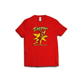 เสื้อยืด พิมพ์ลาย Turbo Man Christmas Jingle movie ทรงสลิมฟิต สําหรับผู้ชายS-5XL