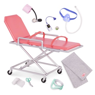 Our Generation -AMBULANCE GURNEY SET (BD37955Z) - เซ็ตอุปกรณ์เปลหามเกอร์นีย์สำหรับตุ๊กตา