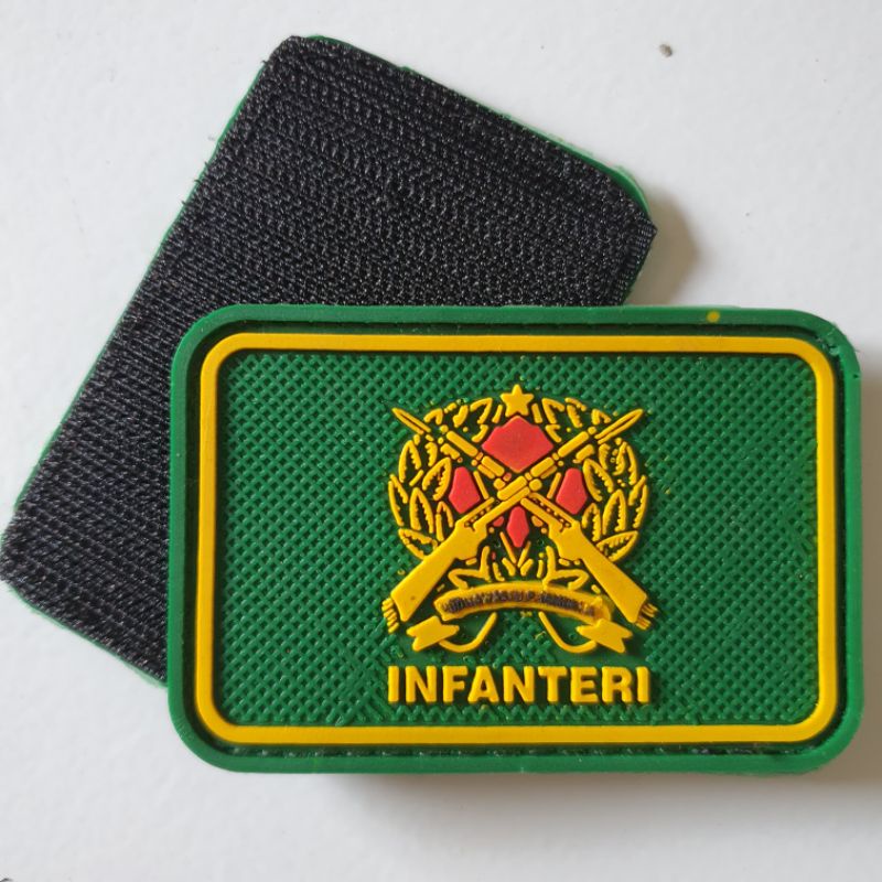 TNI-AD INFANTRY LOGO RUBBER PATCH/RUBBER EMBLEM PATCH