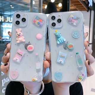 3D เคส OPPO A12 A5s Reno 2F A92 A93 A52 A53 A3s เคสใส A5 2020 A9 2020 A91 A31 A7 A1K F11 Pro F9 F7 Reno 3 Reno 4