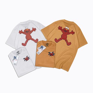 Uniqlo X Kaws Elmo Edition เสื้อยืดลําลองแขนสั้นพิมพ์ลาย Uniqlo X Kaws 1:1