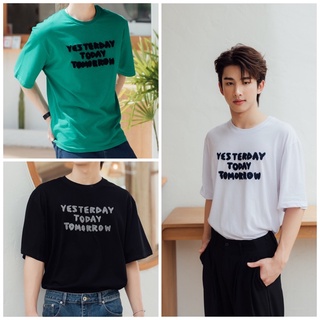 𝙆𝙉 𝙏-𝙎𝙝𝙞𝙧𝙩 / Cotton Fabric เสื้อยืดลายปัก (รหัส : TN04)