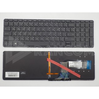 KEYBOARD HP-COMPAQ 15-P 15-J Series พร้อมแผงไฟ Backlight ไทย-อังกฤษ