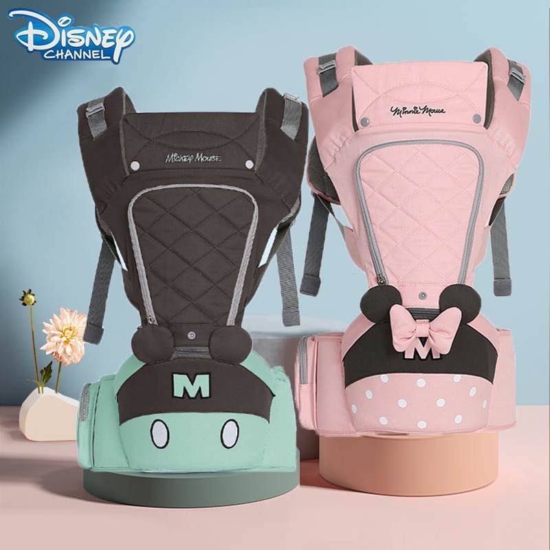 Baby Carrier 848 บาท Disney กระเป๋าอุ้มเด็ก คาดเอว อเนกประสงค์ กอดหน้า สําหรับเด็กทารก 0-36 เดือน Mom & Baby