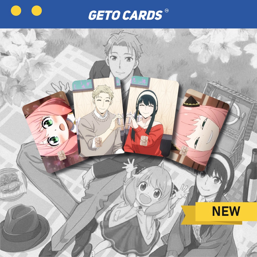 สติ๊กเกอร์ Skin Atm Card Anime Spy X Family โฮโลแกรมพิเศษ | การ์ด GETO การ์ด GATO