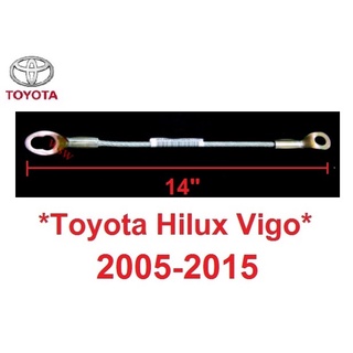 สลิงท้ายกระบะ สลิงฝากระโปรงท้าย Toyota Hilux Vigo MK6 MK7 SR5 2005-2015 สายห้อยกระบะหลัง สลิง ลวดสลิง โตโยต้า วีโก้